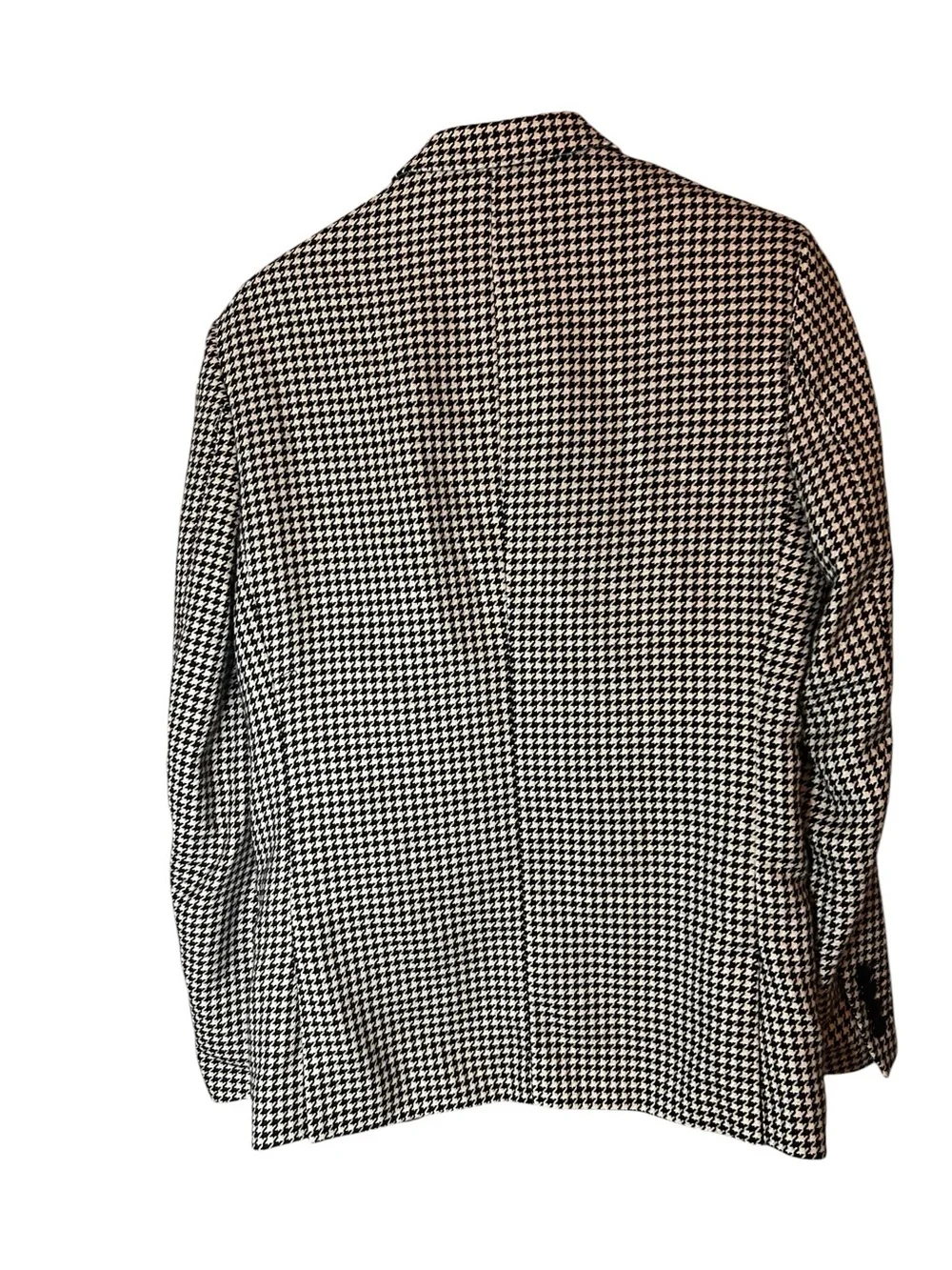Stacy Adams Black & White Houndstooth Sport Coat
